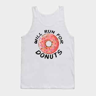 will run for donuts Tank Top